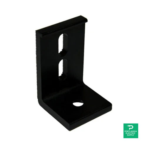 EcoFasten Solar Black Flashing Anodized Compression Adjustable L-foot Bracket - L-102-3-Anodized