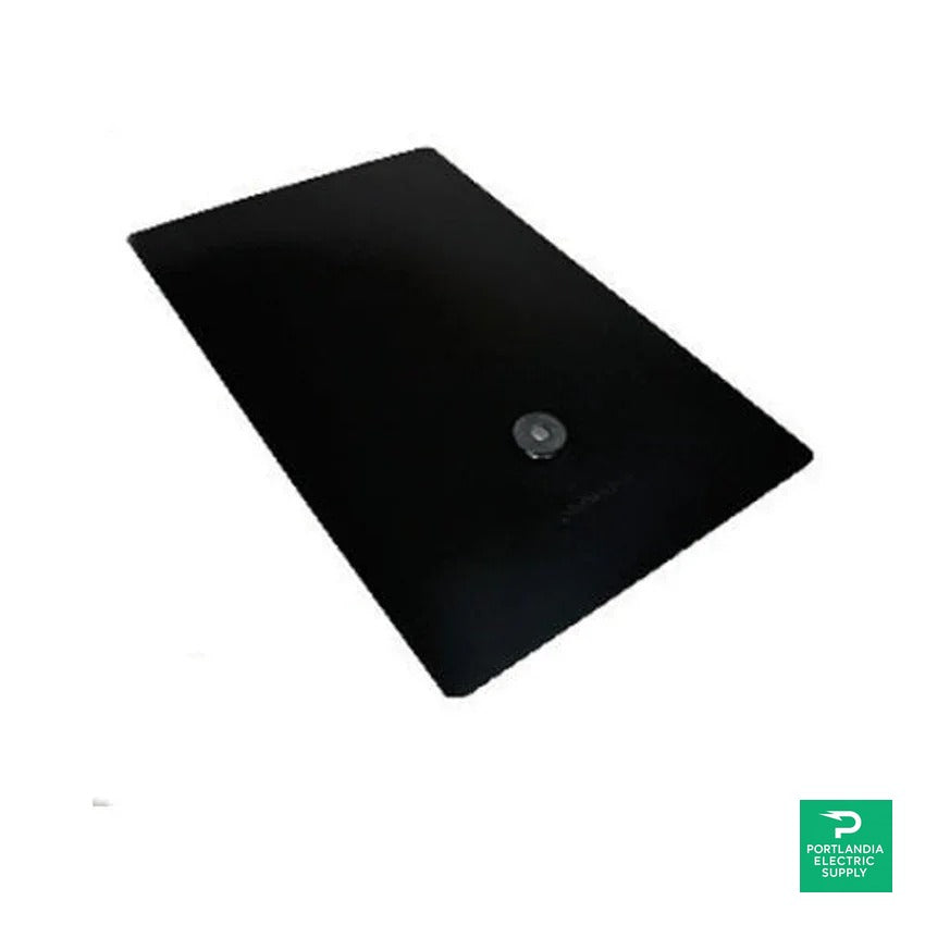 EcoFasten Galvalume 8 x 12 In. Black Roof Flashing - GF1-GAL-BLK-812