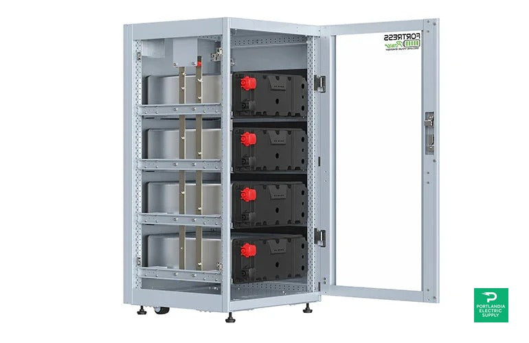 Fortress Power Enclosure - FlexRack — front view