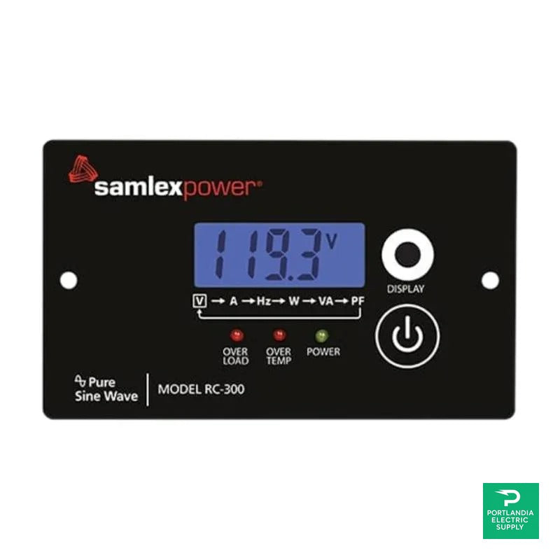 Samlex Remote Control for use with PST Series inverters 1500W 2000W and 3000W Comes with 25A cable - RC-300