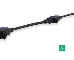 APSystems Y3 Bus Cable for QT2 (10AWG TC-ER 4m ) - BK-RD-BU — side angle