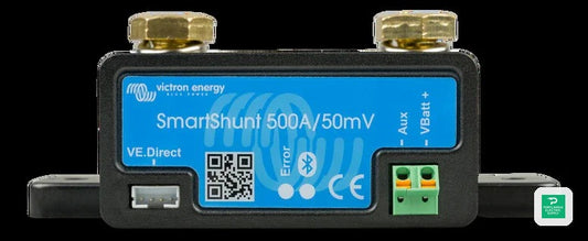Victron SmartShunt 500A/50mV - SHU050150050