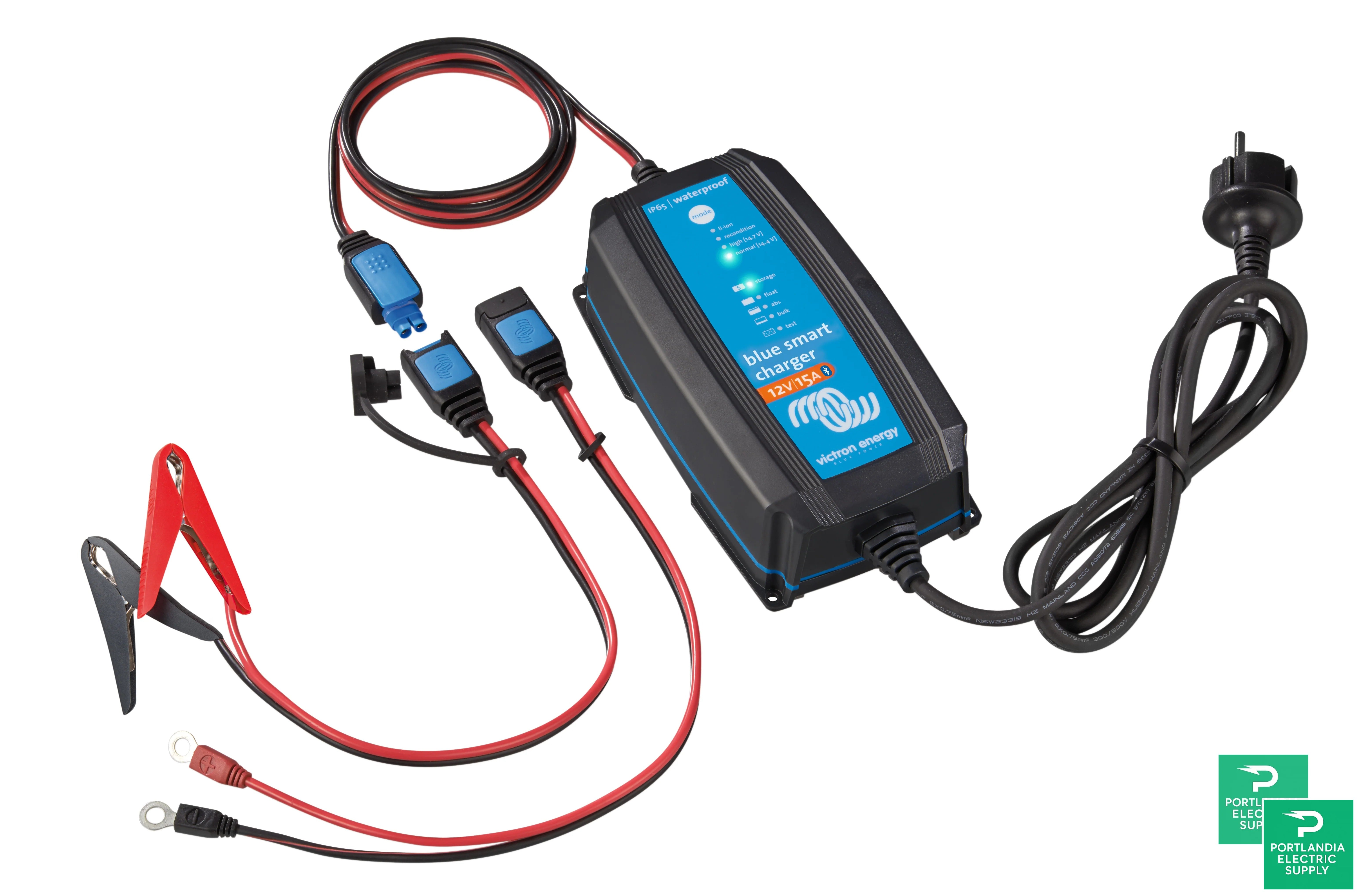 Victron Blue Smart IP65 Charger 12/15 + DC connector 120VAC - BPC121531104R