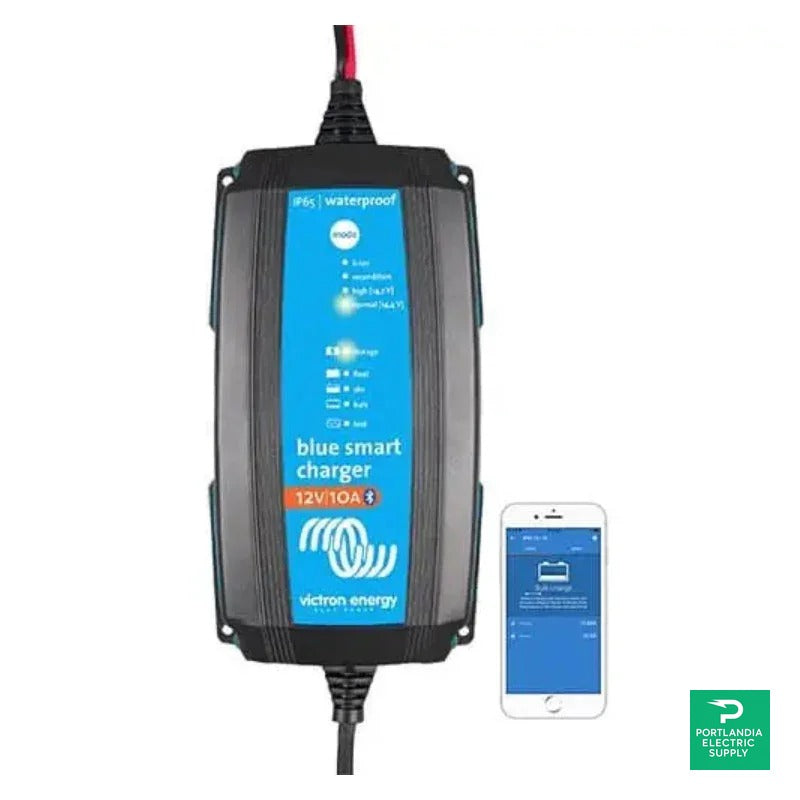 Victron Blue Smart IP65 Charger 12/10 + DC connector 120VAC - BPC121031104R