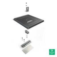 Unirac TR FLAT-TILE CHAR - 004TRFD