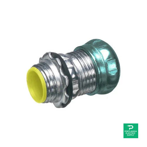 Arlington EMT Compression Connector 1-1/4 inch Insulated Raintight - 823ART