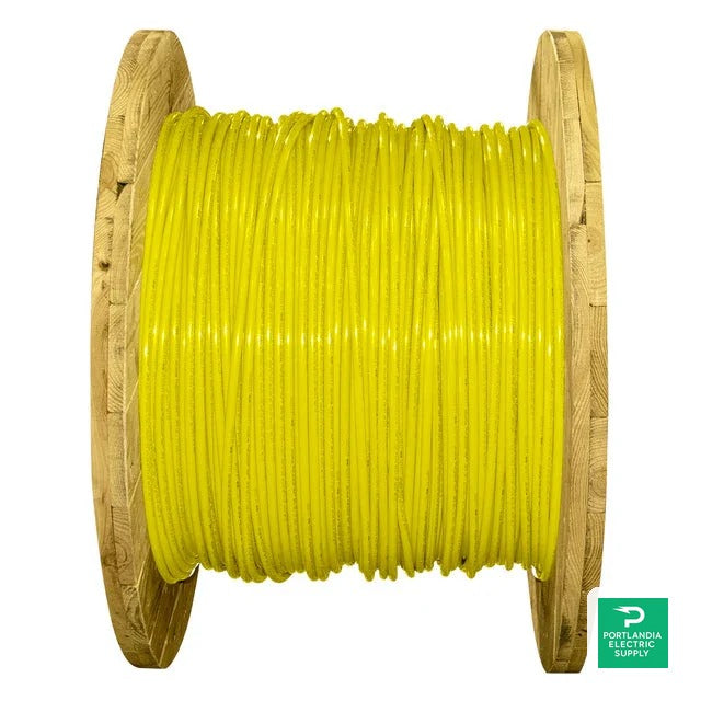 Cerro Wire 1/0 AWG THHN/THWN-2 Stranded Copper Yellow 5000' - 1ATHHNCSTRYELX5000