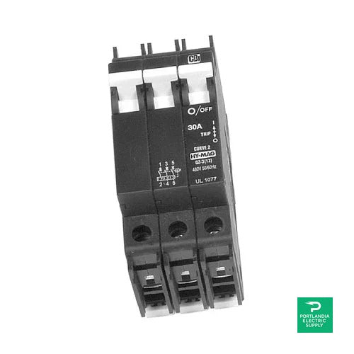 Outback Power 50 Amp 277/480Vac 50/60Hz Three Pole 1.5 Circuit Breaker - DIN-50T-AC-480