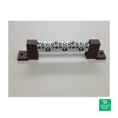 Outback Power Terminal Bus Bar w/ Brown Insulators - TBB-BROWN