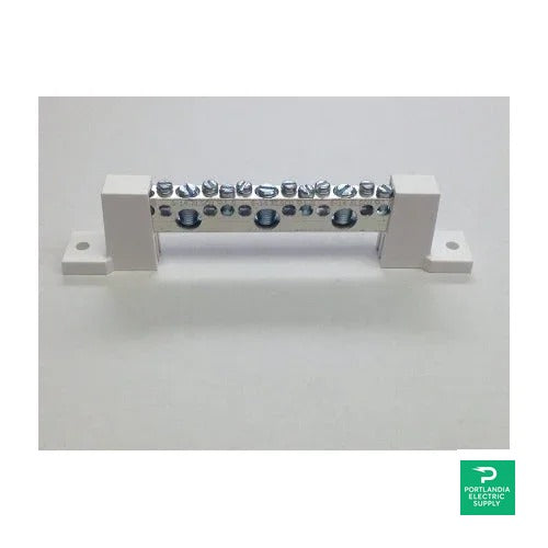Outback Power Terminal Bus Bar w/ White Insulators - TBB-WHITE