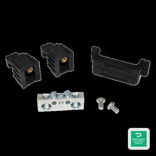 MidNite 5 wire locations 2/0 Busbar - MNTBB2-5 BLK