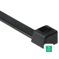HellermannTyton Heavy Duty Cable Tie 15.2' Long UL Rated 120lb Tensile Strength PA66HIRHSUV Black 25/pkg - T120R0HIRH5