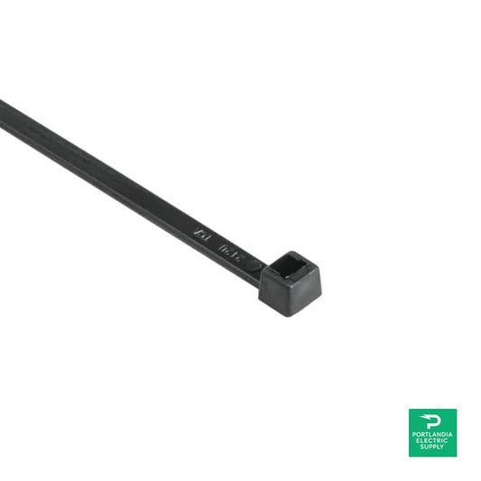 High-Temp Cable Tie 8' Long UL Rated 50lb Tensile Strength PA66HIRHSUV Black 25/pkg - 111-00931