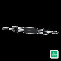 APSmart duo PLC 20A 1500V UL/1000V TUV 0.5m Input/2.2m Output Cable - RSD-D-20
