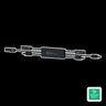 APSmart duo PLC 20A 1500V UL/1000V TUV 0.5m Input/2.2m Output Cable - RSD-D-20