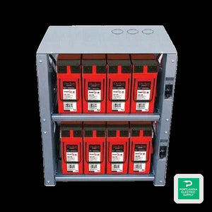 Outback Power 2-shelf comprehensive battery enclosure (SKU Part Number ) - IBR-2-48-175
