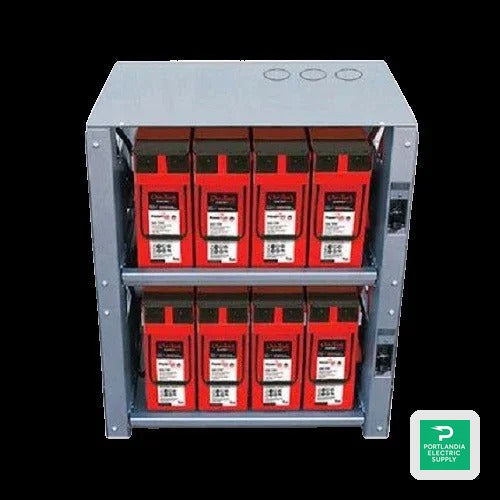 Outback Power 2-shelf comprehensive battery enclosure (SKU Part Number ) - IBR-2-48-175