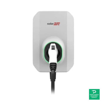 SolarEdge 40A 240VAC AC Level 2 Smart EV Charger w/ 25ft Cable & Holder - SE-EV-SA-KIT-LJ40P