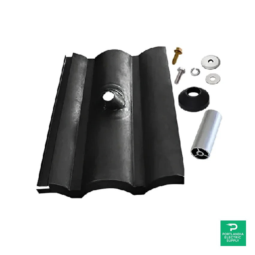 Quick Mount Tile Replacement W-Tile 4 Post Black - QMTR-W4-B-12