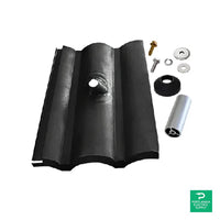 Quick Mount Tile Replacement W-Tile 4 Post Black - QMTR-W4-B-12