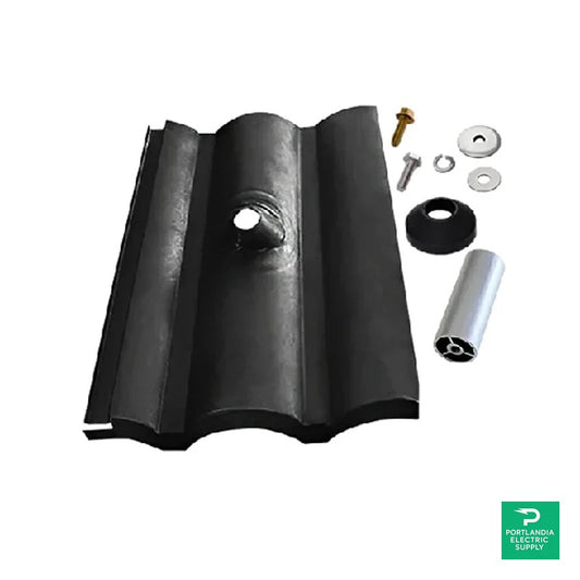 Quick Mount Tile Replacement W-Tile 4 Post Black - QMTR-W4-B-12