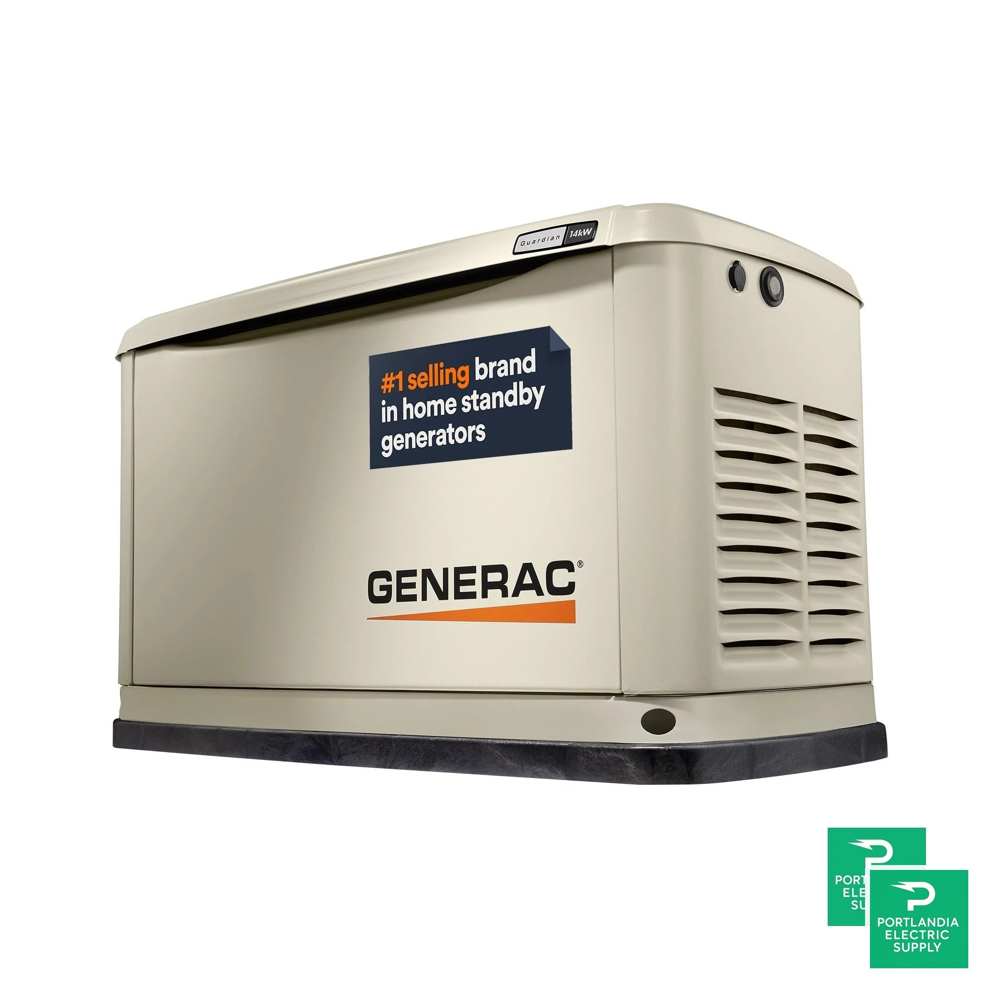 Generac Guardian 14Kw Home Backup Air-Cooled Gas Engine Generator in Aluminum Enclosure - G007223-0
