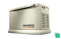 Generac Guardian 3-Phase 20KW Automatic Standby Air-Cooled Gas Engine Generator in Aluminum Enclosure - G007077-1