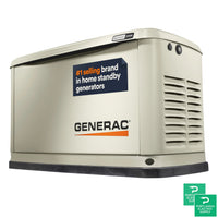 Generac Guardian 24KW Home Backup Air-Cooled Gas Engine Generator in Aluminum Enclosure - G007210-10