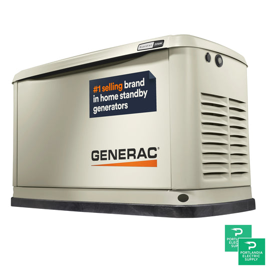Generac Guardian 24KW Home Backup Air-Cooled Gas Engine Generator in Aluminum Enclosure - G007210-10
