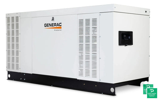 Generac Protector 60KW Automatic Standby Liquid-Cooled Gaseous Engine Generator in Aluminum Enclosure - RG06045