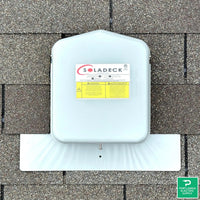 SolaDeck 600V Flashed Combiner/Passthrough Box Grey - SD-0799-5G
