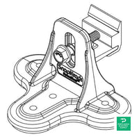 SnapNrack SpeedSeal Silver DeckFoot - 242-02173
