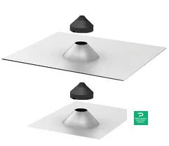 Quick Mount PV Conduit Penetration Flashing - QMCPT-A-12-MILL
