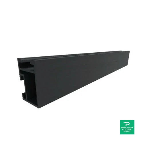 Quick Mount PV 168 (14) Black Light Rail - QMR-RL14-B-60