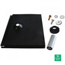 Quick Mount PV Black Flat Tile Flashing - QMTR-F3.25-B-12