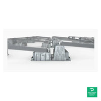 Eaton B-Line series double sided 24 inch shelf width distribution frame - SB60310803TG