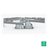 Eaton B-Line series double sided 24 inch shelf width distribution frame - SB60310803TG