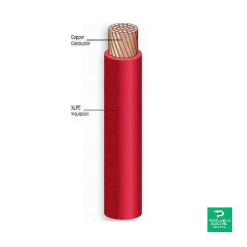 Titan Wire & Cable 01- 10AWG 1000 Red PV Wire - PV-1019X-SJ-RD-2N