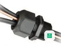 Titan Wire & Cable Heyco Liquid Tight Cord Grip for Enphase Q Cables - 18-M3234GDA-SM — side angle