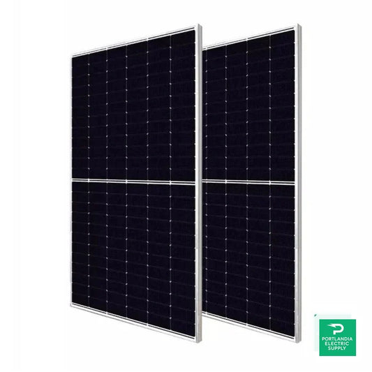 Canadian Solar 132 TOPCon BF Black/Silver 620w Solar Panel - CS6.2-66TB-620