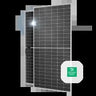 Philadelphia Solar 144 Half Cells Black/Silver 580w Solar Panel - PS-MNB144-(HCBF)-580W