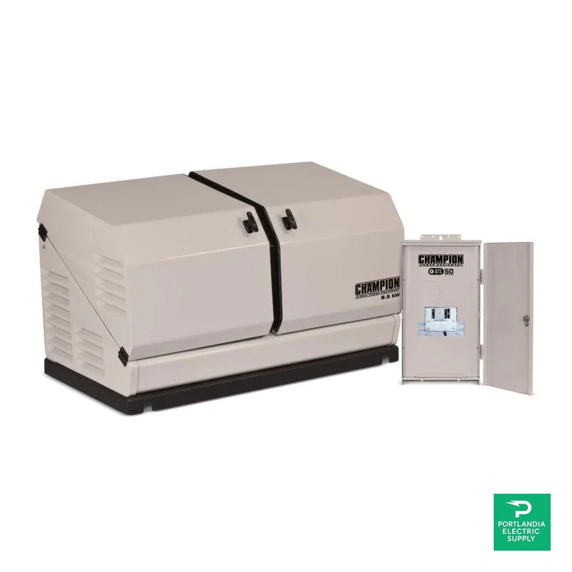 Champion 8.5kW Generator w/ATS 50 NEMA 3R (Outdoor) Select Circuit Switch - 100177