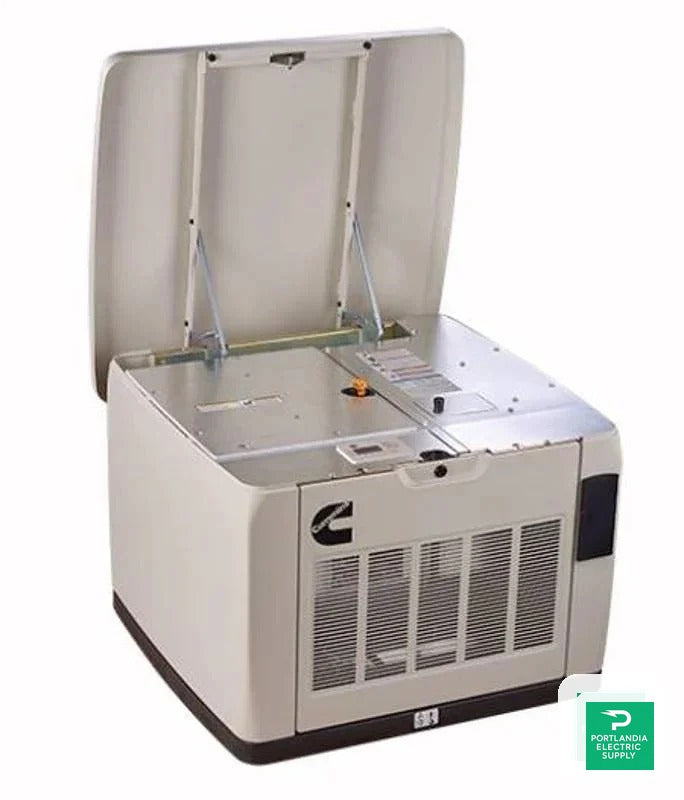 Cummins RS20ACE - 20kW Quiet Connect Series 120/240V 1 Phase Air Cooled Standby Generator with 200A, SE, 3R ATS…