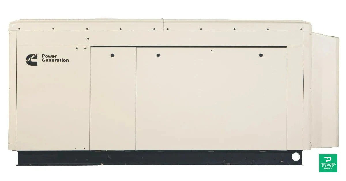 Cummins RS36 - 36kW Quiet Connect Series 120/240V 1 Phase Liquid Cooled Standby Generator - A051Y417