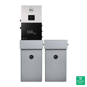 EG4 Electronics 18kPv + 2 x EG4 Electronics PowerPro 28.6kWh Capacity Energy Storage System - PP-16/280A2-18K1-AWLL