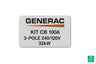 Generac KIT CB 100A 3-POLE 240/120V 32kW