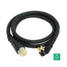 Generac 10 ft. 50 Amp generator cord with NEMA 1450 male and locking CS6364 female — side angle