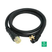 Generac 25 ft 50 Amp generator cord with NEMA 1450 male and locking CS6364 female - 6389