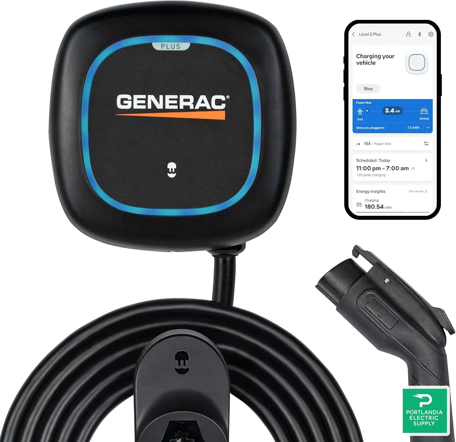 Generac L2 EVSE 48A - PUP2-U-1-6-C-GC2