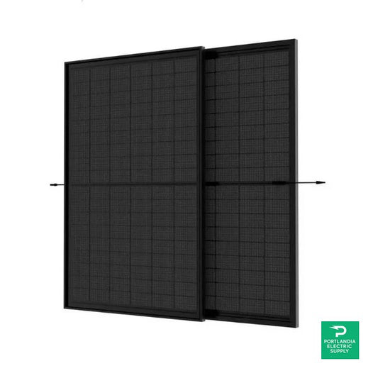 Talesun Solar 450W Solar Panel 108 Cells All-Black Bifacial TM7G54M-450 Wholesale 36 panels per pallet